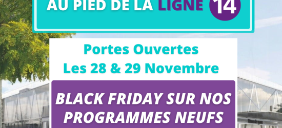 Programmes immobiliers neufs au pied de la Ligne 14